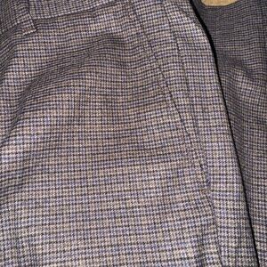 Sz 31x32 J Crew dress pants brown and navy- flat front- NEW- Thompson